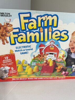 Farm Families Old MacDonald Electronic Game Milton Bradley 1996 - WORKS COMPLETE